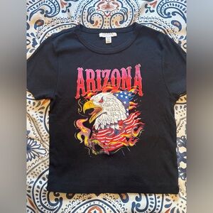 Topshop NWOT Arizona graphic baby tee